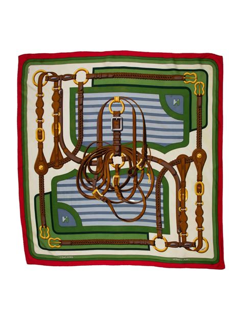 hermes coaching scarf|authentic hermes scarves.